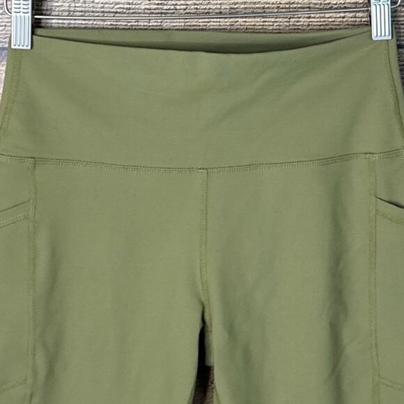BuffBunny Luna Leggings High Waist Olive Green Size Medium - Picture 2 of 9